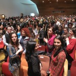 Ceremonia de la escuela en el Aula Magna de la Facultad de Medicina de la U. de Chile.