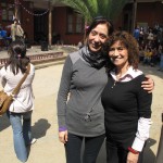 Profesoras Laura Rueda y Erna Navarrete.